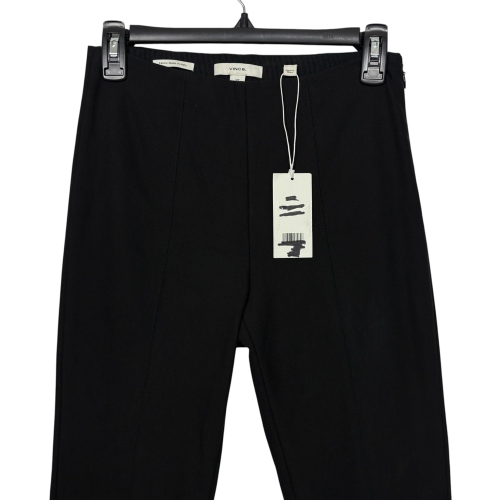 VINCE $295 Black Stitch Front Seam Ponte Legging S - Picture 5 of 8